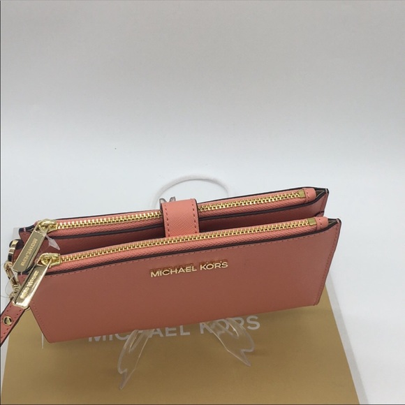 MICHAEL KORS LG DOUBLE ZIP WRASTLET PEACH - Picture 5 of 8